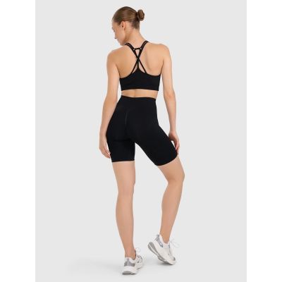 2. Nahtlose Radsport-Trainingsleggings für Damen 4F 4FWAW25TFSTF084-20S