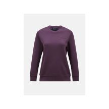 Peak Performance W Original Small Logo Crew Sweatshirt Lila