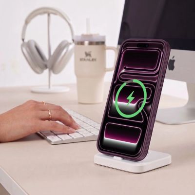 5. Tech-Protect MagPrime MagSafe CC Hülle für iPhone 18 Pro Max / 17 Pro Max – Burgunderrot