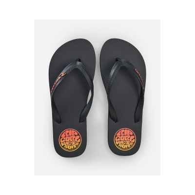 RIP CURL Icons Of Surf Bloom Open Toe Herren-Flip-Flops Schwarz