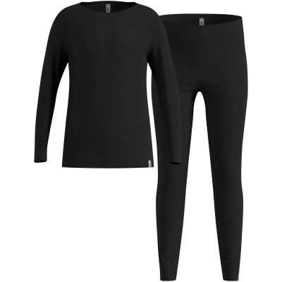 2. Odlo Set lang MERINO 200 KIDS Größe 1464m Schwarz