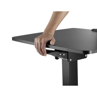 11. Maclean Laptop-Schreibtisch, höhenverstellbar, für sitzendes und stehendes Arbeiten, maximale Höhe 113 cm, MC-892B