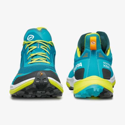 3. Scarpa Golden Gate Kima Rt Trailschuhe - lake blue/lime