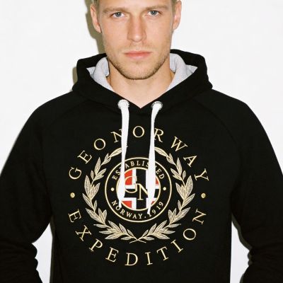 5. Geographical Norway Giger DB 100 M Sweatshirt WZ3045H/GN-Schwarz