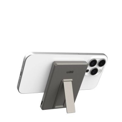 16. UAG Ultra Slim 5K Powerbank - 5000 mAh Powerbank mit Ständer, 10W kabelloses Laden, MagSafe kompatibel, Kabel im Lieferumfang enthalten (Titan)