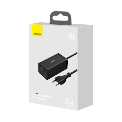 7. Baseus Schnellladegerät GaN5 Pro HUB HDMI 2 x USB-C / USB-A / HDMI 4K 30Hz 1,5m schwarz + USB-C Kabel - USB-C 100W 40Gb/s (USB4) 1m (CCGP110201)