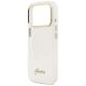 6. Guess IML Gradient Script Metal MagSafe Hülle für iPhone 17 Pro Max – Weiß
