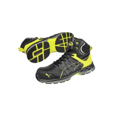 4. Puma Velocity 2.0 Yellow Mid M MLI-S12B1 schwarze Schuhe