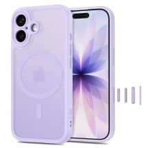Tech-Protect MagPeak MagSafe CC Hülle für iPhone 17 – Mattviolett