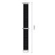 3. Tech-Protect Nylon Pro Armband für Apple Watch 44 / 45 / 46 / 49 mm – Schwarz