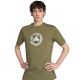 4. adidas Herren-T-Shirt mit Camouflage-Muster, olivgrün, KC7164