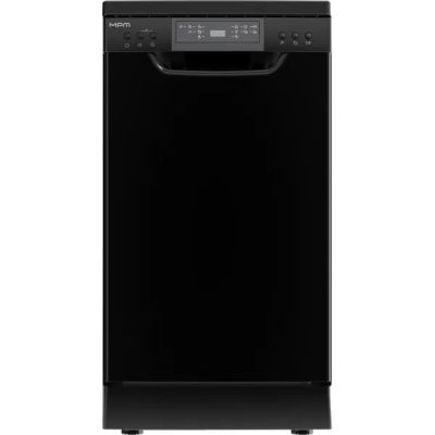2. Freistehender Geschirrspüler MPM-45-ZMF-02, schwarz, 45 cm, automatische Öffnung, Aqua Stop