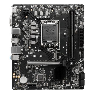 7. MSI PRO H610M-E Mainboard