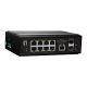 4. LevelOne Industrieller Gb/L2 Managed PoE Switch 10-Port 360W 1Gbps
