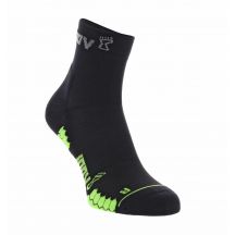 Inov-8 TrailFly Sock Mid. Schwarz und Grün. Zweierpack.