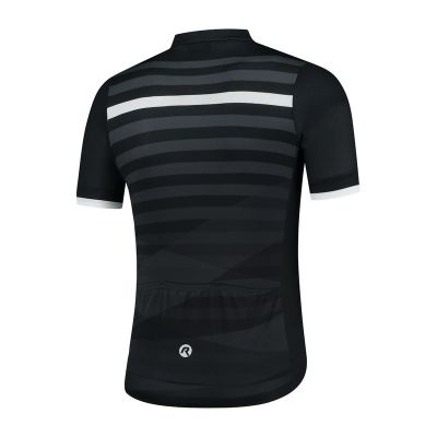 2. Rogelli STRIPE 2XL schwarz-weißes T-Shirt