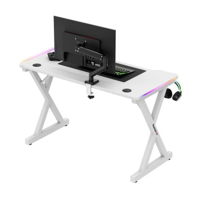 2. Huzaro Hero 2.3 RGB Weißer Schreibtisch
