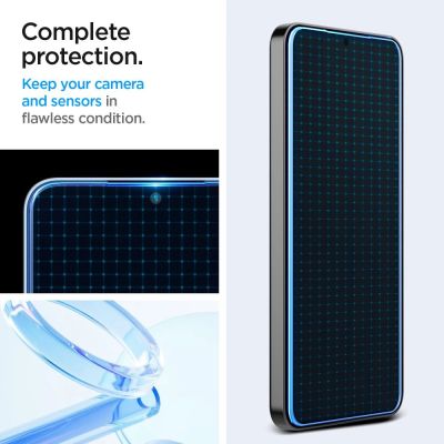 9. Spigen Glas.tR EZ Fit gehärtetes Glas für Samsung Galaxy S24 - 2 Stk.