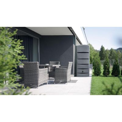 5. Regenwassertankturm 260L Granitkies