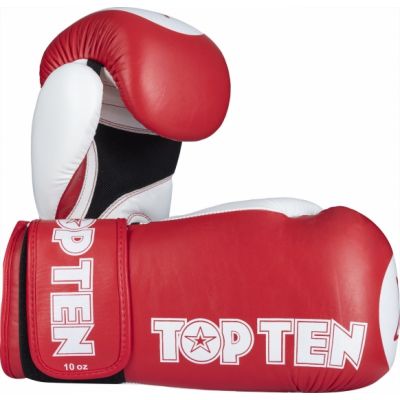 TOP TEN STAR-XLP Boxhandschuhe 10 oz Rot