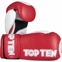 TOP TEN STAR-XLP Boxhandschuhe 10 oz Rot