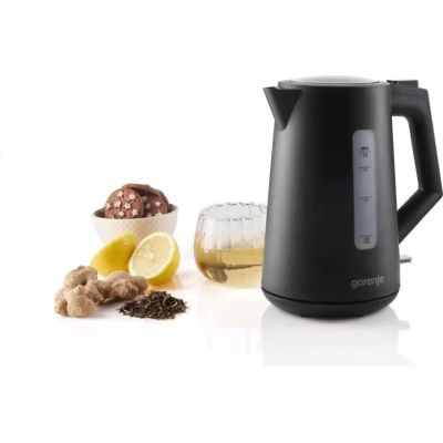 8. Gorenje K17OPB | Wasserkocher | Elektrisch | 2200 W | 1,7 l | Kunststoff | 360° drehbarer Sockel | Schwarz