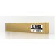 15. GEMBIRD Rack-Stromverteilerleiste (PDU) mit 9 FR-Steckdosen, 1 HE, 16 A, FR-Stecker, 2 m