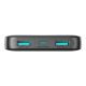 6. Powerbank Joyroom JR-PBF12 10000mAh 2.4A 2x USB-A 1x USB-C - schwarz