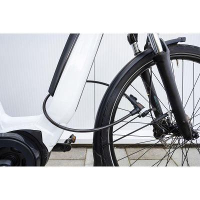 14. Fahrradschloss mit Kabelschloss 10x900mm mit Griff Black+Decker