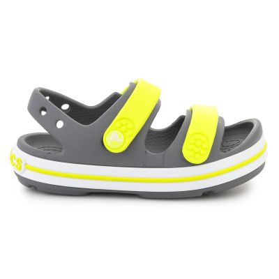 6. CROCS CROCBAND CRUISER SANDALE T KINDER SCHIEFERGRAU/SÄURE 209424-1NJ