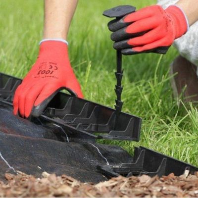 23. Stifte, Köpfe, Hefte für Agrotextil-Harpunen, Höhe 12,5 cm, 50 Stück