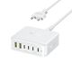 Baseus EnerFill FH21 120W Ladestation 4xUSB-C + 2xUSB-A - Weiß