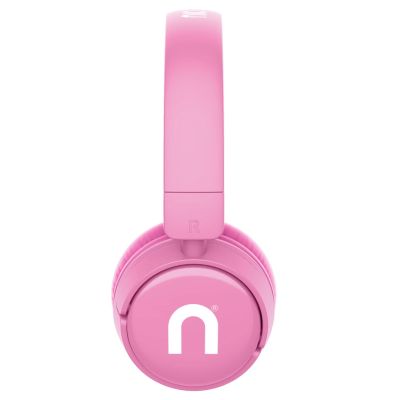 2. Niceboy HIVE Kinder-Headset, pink, mit Stirnband, für Anrufe/Musik/Sport/Alltag