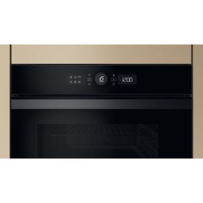 7. Einbaubackofen WHIRLPOOL WOI4S8HM2SBA schwarz Dampf+ Hydrolyse SoftClose AirFry