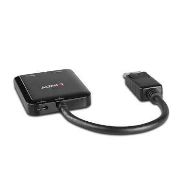 5. Lindy 38430 DisplayPort 21600 Mbit/s Hubs und Konzentratoren Schwarz