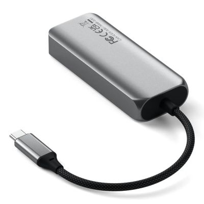 4. Satechi 4-in-1 USB-C Hub – Hub für mobile USB-C-Geräte (3x USB-C 3.2 Gen2 10 Gbit/s, 2,5-Gigabit-Ethernet) (Space Grau)