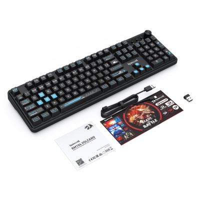 13. REDRAGON K526BB-WL Tastatur Schwarz