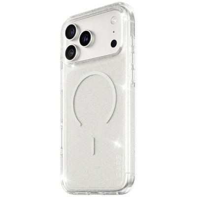 2. CARE by PanzerGlass Flagship Urban Explorer Case mit weißem MagSafe für iPhone 17 Pro Max – Klarer Glitzer