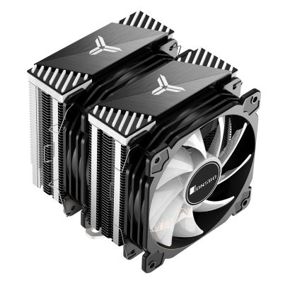 6. Jonsbo CR-2000GT CPU-Kühler mit Radiator und 12 cm Lüfter, schwarz, 1 Stück.