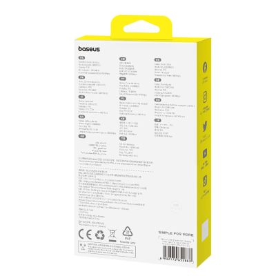 10. Baseus Pudding 100W USB-C - USB-C Kabel 2m - Lila