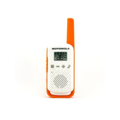 2. MOTOROLA T42 FUNKGERÄTE 2ER-PACK ORANGE-BLAU