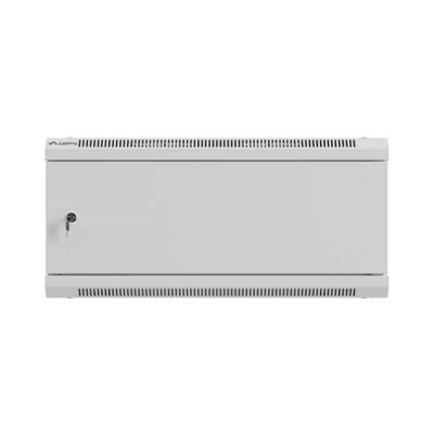13. LANBERG Wandregalschrank 19" 4HE 600x450 GRAU METALLTÜR (FLACHVERPACKT)