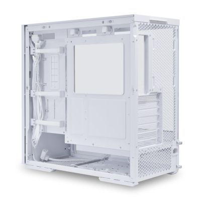 8. Lian Li LANCOOL 207 PC-Gehäuse, Midi-Tower, ATX, gehärtetes Glas – Weiß