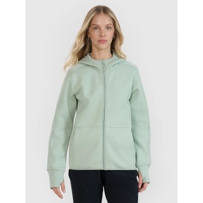 Damen-Kapuzensweatshirt mit Reißverschluss 4F 4FWSS25TSWSF1561-47S