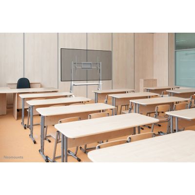 10. Neomounts FL50-525WH1 Multimedia-Ständer, weißer Multimedia-Wagen für Flachbildschirme