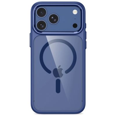 3. Tech-Protect Magmat Magsafe CC Hülle für iPhone 17 Pro / 18 Pro – Marineblau und Transparent