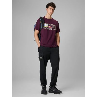 3. Herren-T-Shirt mit Aufdruck, regulär, Größe 4F 4FRSS26TTSHM3810-50S