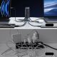 10. Joyroom JR-TCM02 GaN 65W Ladegerät Ladestation 4xUSB-C 2xUSB-A UK Stecker - grau