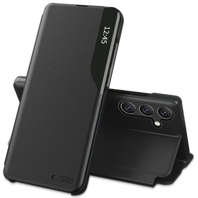 Tech-Protect Smart View Case für Samsung Galaxy A56 5G - Schwarz