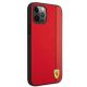 4. Ferrari FESAXHCP12LRE iPhone 12 Pro Max 6.7" rot/rot Hardcase On Track Carbon Stripe